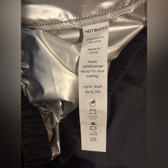 HOTSUIT Sauna Suit Pants – Black – Sweat-Enhancing Workout Gear XXL - Picture 9 of 12